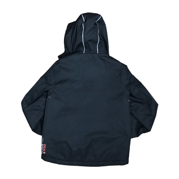 Raintex Black Windbreaker Jacket Chest 38" Full Zip Hooded Windproof Taped Seams - Picture 3 of 6